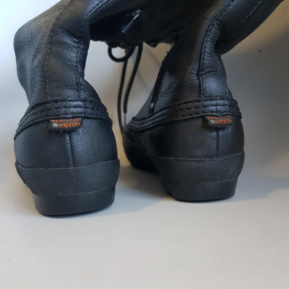 Ugg shearling waterproof tall leather boots - Picture 4 of 13